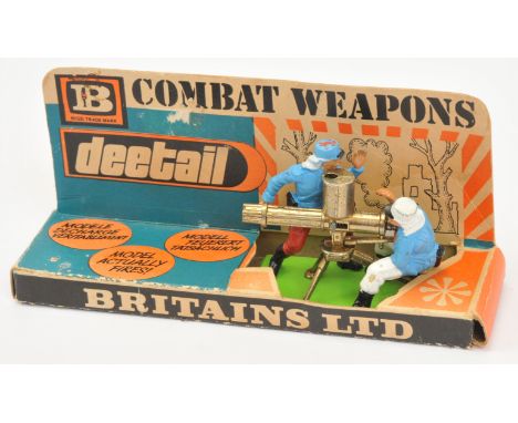 Britains Deetail - 'Foreign Legion and Arabs' Series - Set No. 7770 'Gatling Gun &amp; Crew'. Complete with cardboard display