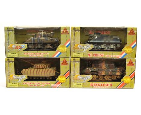21st Century Toys - The Ultimate Soldier Series - A Boxed Group of 1:32nd Scale Military Vehicles. Includes: 'Sherman Firefly