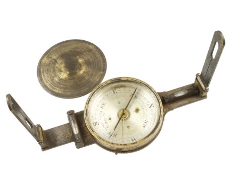 A surveyors large sighting level and compass by CHADBURN Liverpool, Optical and Mathematical Instrument Makers to H.R.H. Prin
