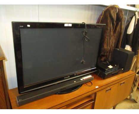 Panasonic TV, Samsung Blue Ray, LG Sound System and Sony Minidisc with 3 Remotes