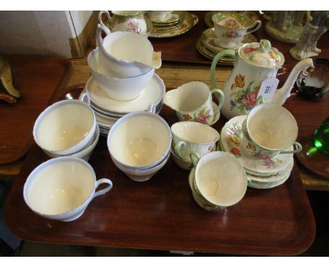 Shelley 15 Piece Coffee Set and Shelley 17 Piece Tea Set