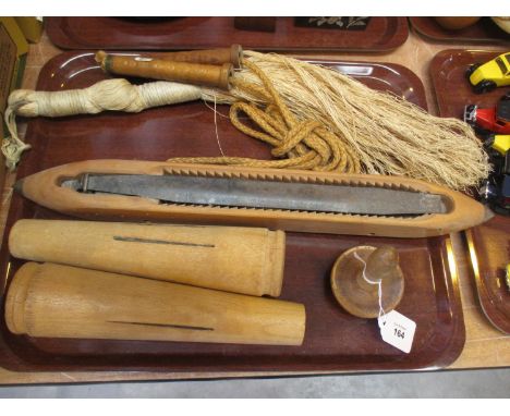 Weaving Loom Shuttle, Fly Swish, Skipping Rope etc