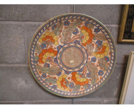 Charlotte Rhead Tube Line Decorated Charger, 44cm