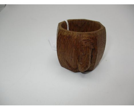Mouseman Oak Napkin Ring