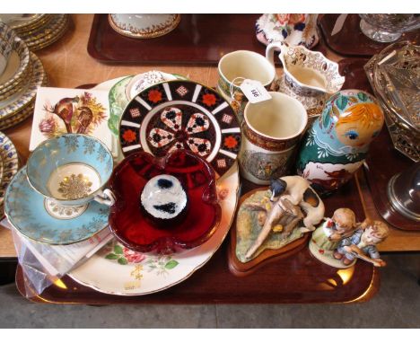 Adderley Cabinet Cup and Saucer, Border Fine Arts, Hummel, Royal Crown Derby Plate etc