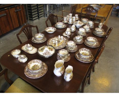 Extensive Palissy Game Series Dinner Service, 124 pieces