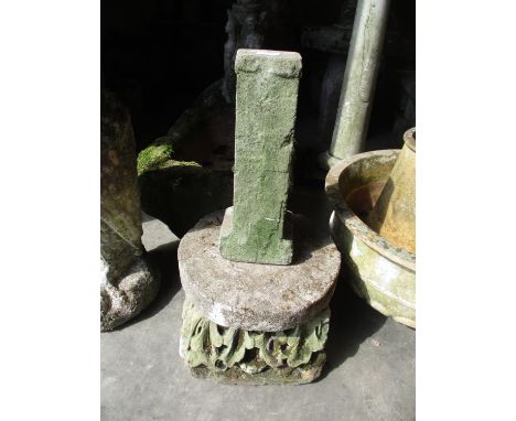 Stone Carving, Pillar and Top