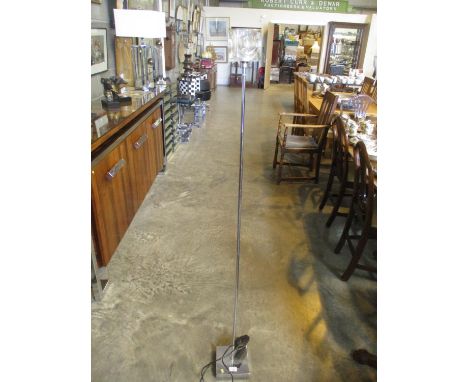 Chrome Pillar Floor Lamp