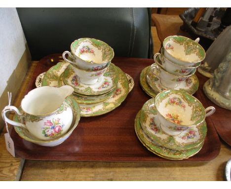 Shelley Regal 13388 21 Piece Tea Set