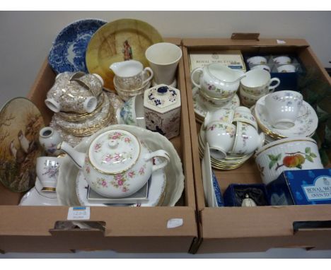 Wedgwood 'Mirabelle tea service - six place settings - Royal Worcester ramekins and other decorative ceramics and glassware i