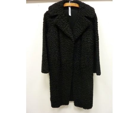 Vintage clothing/accessories - astrakhan fur coat