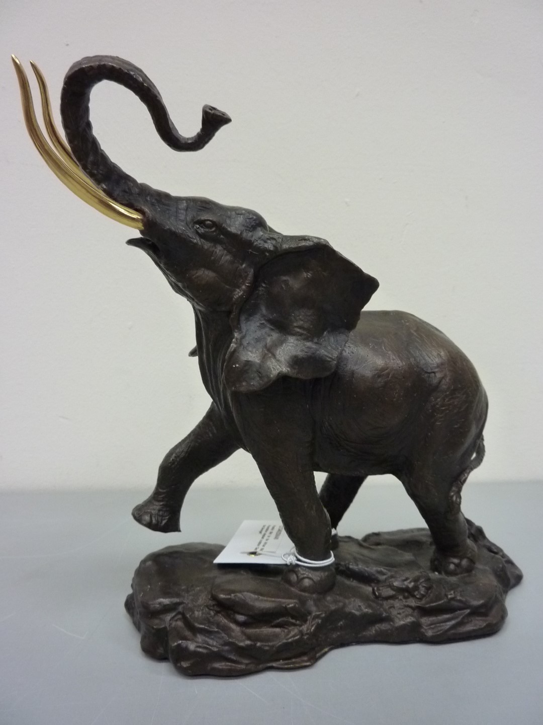 Franklin Mint For The African Wildlife Foundation Elephant Sculpture ...