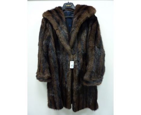 Vintage clothing/accessories - 3/4 length fur coat
