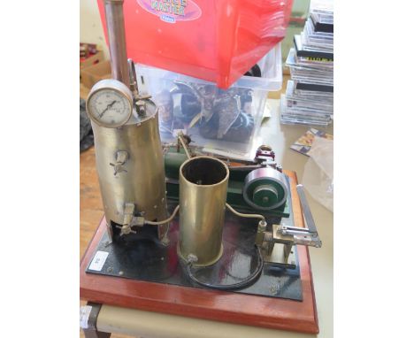  A Steam Stationary Engine with accessories 