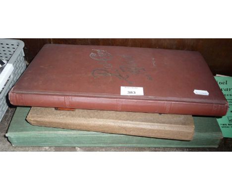 3 postcard albums