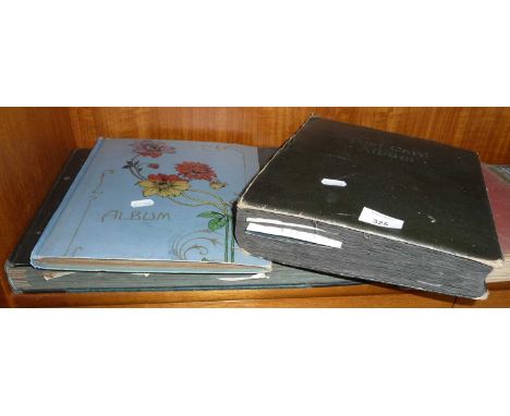 Three postcard albums 