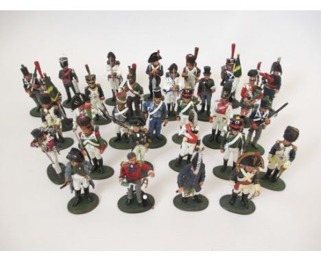 30 DEL PRADO NAPOLEONIC ERA DIE CAST FIGURES 1:32nd scale (approx 2.5 inches tall) hand painted die cast metal figures depict