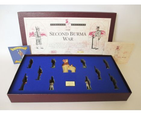 BRITAIN'S LTD EDITION SET DIE CAST TOY SOLDIERS THE SECOND BURMA WAR Boxed set of 1:32nd scale, hand painted figures. Cat No 