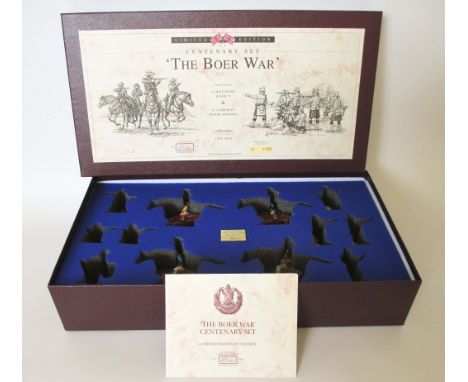 BRITAIN'S LTD EDITION SET DIE CAST TOY SOLDIERS THE BOER WAR Boxed set of 1:32nd scale, hand painted figures. Cat No 00259, T