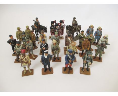 31 DEL PRADO WW1 AND WW2 DIE CAST FIGURES 1:32nd scale (approx 2.5 inches tall) hand painted die cast metal figures depicting