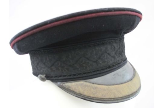 british army officers peaked cap