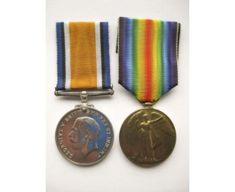 WW1 MEDAL PAIR GRAHAM CAMERON HIGHLANDERS British War medal and Victory Medal named to S-18580 PTE JL Graham. Camerons. 