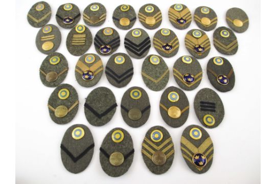 SWEDEN 30 SWEDISH ARMY RANK OVAL BADGES Swedish Army Rank Insignia 30   540x360 