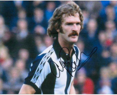 Ally Robertson signed 10x8 inch colour photo pictured while playing for West Bromwich Albion.  Good Condition. All autographs