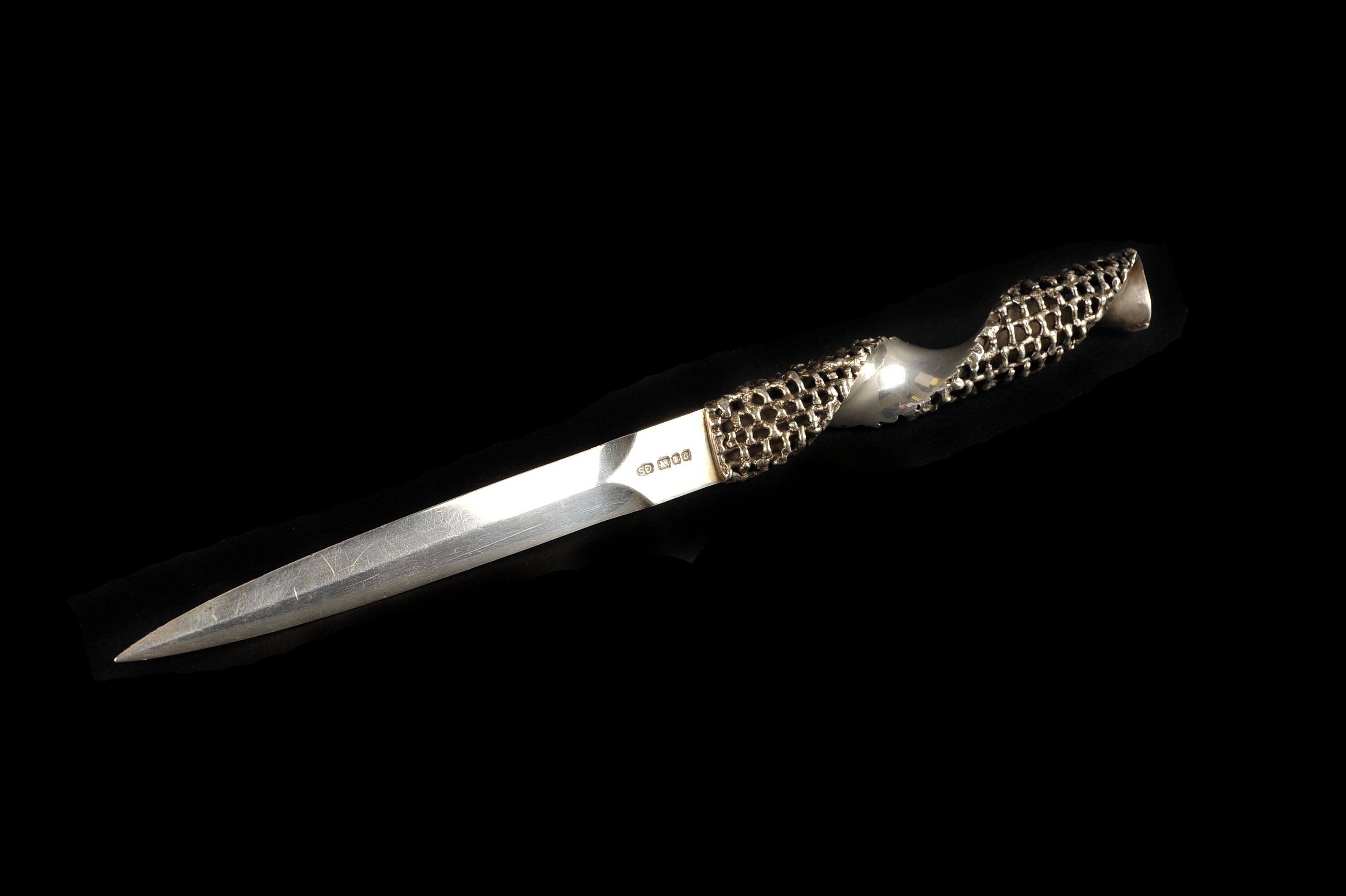 Silver /'Twist/' Letter Opener