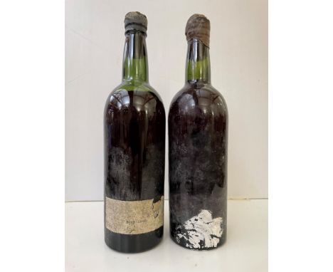 Vintage Port, believed Dow's 1950, typed label, dated cork, 1 bottle, level above mid shoulder; another, possibly Taylor's 19