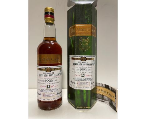 Mortlach 1990 Single Malt Scotch Whisky, Aged 13 Years, Douglas Laing &amp; Co Ltd Old Malt Cask bottling 2004, one of 384 bo