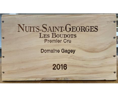 Louis Jadot, Domaine Gagey, Nuits-St-Georges 1er Cru Les Boudots, 2016, 6 bottles in owc(removed from storage at the Wine Soc