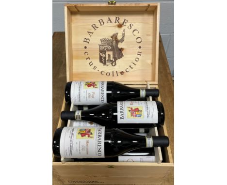 Barbaresco 9 bottle Mixed Cru Case 2013, Produttori del Barbaresco (Horizontal Tasting wooden case)Private collection, Cambri