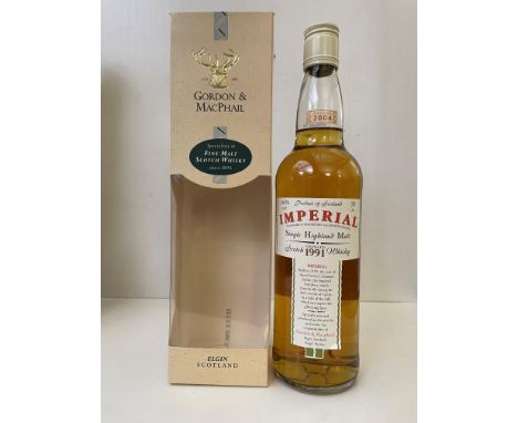 Imperial Speyside Single Malt Scotch Whisky 1991, bottled 2004 by Gordon &amp; MacPhail, 70cl, 40%, with box