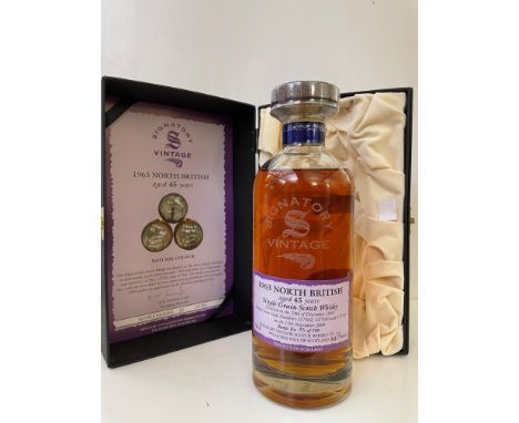 North British 1963 Signatory Vintage Single Grain Scotch Whisky, aged 45 years, distilled December 1963, bottled November 200