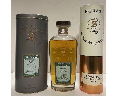 Benrinnes 1990 Signatory Vintage Cask Strength Collection Speyside Single Malt Scotch Whisky, aged 16 years, distilled 15/10/