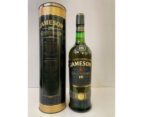 Jameson Master Selection Irish Whiskey, Aged 18 Years, bottle no.12492, JJ18, 40%, 700ml, with tube