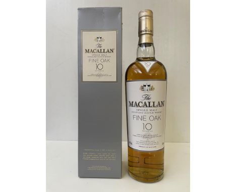 The Macallan Fine Oak 10 Years Old Single Malt Scotch Whisky, 40%, 70cl, boxed