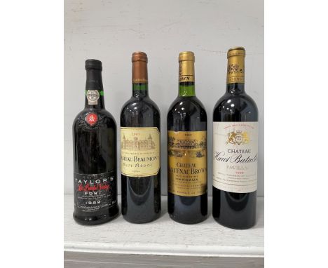 Château Cantenac Brown, Margaux 3eme Cru 1982, 1 bottle; Château Haut-Batailley, Pauillac 5eme Cru 1999, 1 bottle; Château Be