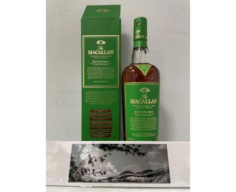 Macallan Edition No. 4 Single Malt Scotch Whisky, 48.4%, 70cl, C7.V513.T25.2018-004, boxed with a limited edition print; Nant