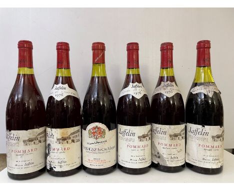 Mixed Burgundy. Pommard, Jaffelin, 1976, 5 bottles; Mercurey 1980, Joseph Drouhin, 2 bottles; Savigny-Les-Beaune 1979, 1 bott