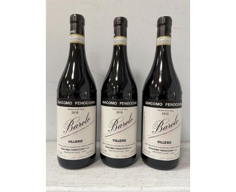 Barolo "Villero" Cru 2016, Giacomo Fenocchio, 3 bottlesPrivate collection, Cambridgeshire96Pts Wine Enthusiast