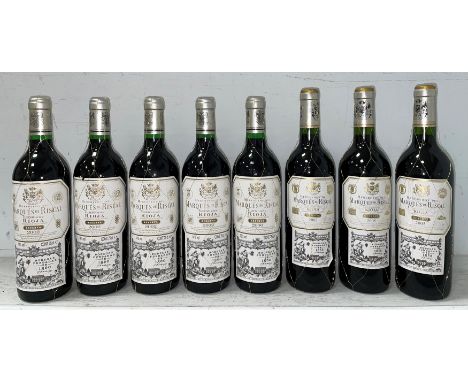 Marques de Riscal Rioja Reserva, 2000, 1 bottle; 2002, 4 bottles; 2005, 3 bottles (together 8 bottles)