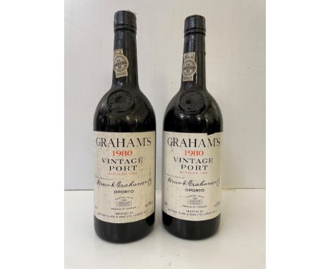Graham's Vintage Port 1980, 2 bottles
