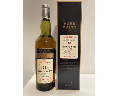 Mannochmore 1974 Rare Malts Selection Single Malt Scotch Whisky, aged 22 years, Natural Cask Strength, bottle no.4561, bottle