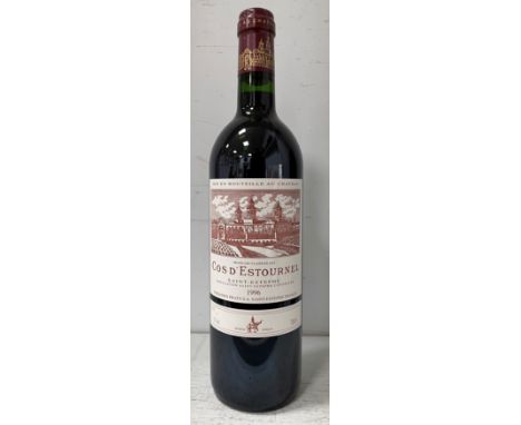 Chateau Cos d'Estournel, St Estephe 2eme Cru 1996, 
1 bottle, good appearance (removed from a college cellar)