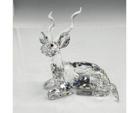 Second figural in the Inspiration Africa trilogy this faceted figurine is majestic with his wide ears, alert jet crystal eyes