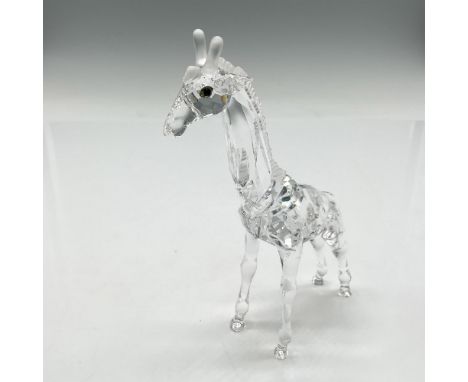 Part of the African Wildlife group our figural has clear crystal body and head with satin crystal horns and mane. Swarovski b