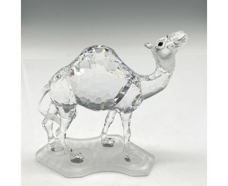 Part of the African Wildlife group. This crystal figural is considered part of the Dromedary family due to his one hump. Made