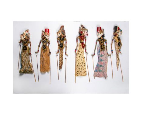 Traditional Sundanese puppet arts originate from West Java, Indonesia. Each puppet created from wood is designed and hand pai